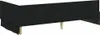 vidaXL Eckbettgestell mit Kopfteil Schwarz 90 cm x 190 cm Produktbild-Vorschau 8