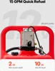 Carrello carburante VEVOR, 121 L, tanica di carburante con Anteprima dell’immagine prodotto 3
