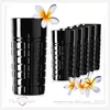PLATINUX Schwarze Longdrinkgläser mit Muster aus Glas 300ml Produktbild-Vorschau 6