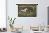 MuchoWow® Wandteppich Wandbehang Pferd - Weiß - Island Produktbild-Vorschau 3