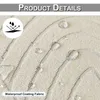 Pokrowce na krzesła Zestaw 4 beżowych wodoodpornych Podgląd zdjęcia produktu 12
