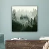 MuchoWow® - Leinwandbilder - Wald - Nebel - Bäume - Natur, Produktbild-Vorschau 4