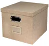 Aufbewahrungsbox für Hängeregister passend für Kallax im DIN A4 Format in Beige Anteprima dell’immagine prodotto