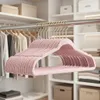 Samt Kleiderbügel rosa 25 Stück mit goldenen Haken – edel & Produktbild-Vorschau 2