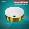 LAVITA Aufsatzwaschtisch Merida Gold/White | Produktbild-Vorschau 2