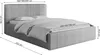 Selsey Doppelbett Tilio - Polsterbett mit Bettkasten, Produktbild-Vorschau 8