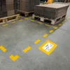 DURABLE Bodenmarkierungsfenster A5 ablösbar 10 St., gelb Produktbild-Vorschau 2