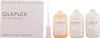 A salon intro kit for hair treatment, including a box and three bottles of product. Anteprima dell’immagine prodotto