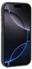 A black phone case is shown from a side angle. Voir les images du produit