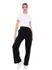 COMEOR pantaloni da jogging da donna a gamba larga (nero S) Anteprima dell’immagine prodotto 2