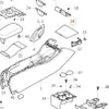 VOLVO C40 EX40 XC40 Rivestimento del vano portaoggetti Anteprima dell’immagine prodotto 4