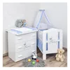 Baby-Delux Babyzimmer Prince Babybett 120x60 Wickelkommode Produktbild-Vorschau 1