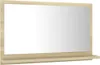 vidaXL Koupelnové zrcadlo Sonoma dub 60x10,5x37 cm výrobek Náhled obrázku produktu 3