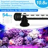 A marketing image showing an LED aquarium light above a decorated aquarium with fish. Produktbild-Vorschau