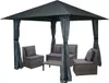 Famanu Pergola Terrassenüberdachung 3x3m - Antrazit mit Produktbild-Vorschau 2