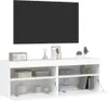 vidaXL TV-Wandschränke mit LED-Leuchten 2 Stk. Weiß Produktbild-Vorschau 6