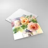 Bilder auf glas - Rose Blume Garten - 40x40cm - Glasbilder Produktbild-Vorschau 2