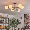 Fossobiubo Deckenlampe aus Metall/Glas in Schwarz/Weiß Produktbild-Vorschau 7