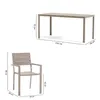 Set da giardino con tavolo rettangolare 156×78 cm in Anteprima dell’immagine prodotto 6