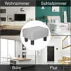 HOMCOM Fußhocker, Sitzhocker, Rechteckiger Ottoman, Produktbild-Vorschau 7