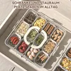 Snackbox mit Fächern, tragbare PET+PP+Silikon Snackbox, Produktbild-Vorschau 7
