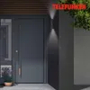 LED Außenwandleuchte Außenlampe IP44 12W schwarz Produktbild-Vorschau 3