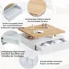 MODFU Couchtisch Wohnzimmertisch quadratische 360° Produktbild-Vorschau 4