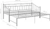 VidaXL 324778, Szary, 900 x 2000 mm, 1 szt. Podgląd zdjęcia produktu 15