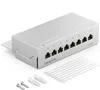 deleyCON CAT 6a Patchpanel Verteilerfeld 8 Port - Desktop & Produktbild-Vorschau 1