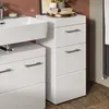 Střední skříňka Vicco Luna Bílá 37 x 79 cm, Model 38766 Náhled obrázku produktu 3