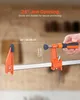 VEVOR Stangenklemmen für Holzbearbeitung 2 Stk. 60,96 cm Produktbild-Vorschau 3