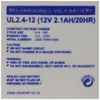 Ultracell UL2.4-12 Blei-Akku 12 Volt 2,1 Ah, Faston 187, Produktbild-Vorschau 3