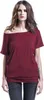 RED by EMP Damen bordeaux-rotes lockeres Basic T-Shirt Produktbild-Vorschau 5