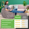 Green Bean® 2er Set Indoor XXL Sitzsack + Pouf mit Produktbild-Vorschau 2