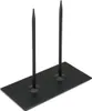 Metallständer in Schwarz mit 2 Pins, Maße 20x10x20cm | Produktbild-Vorschau 2