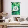 MuchoWow® Wandteppich Wandbehang Sommer - Zitate - Pflanzen Produktbild-Vorschau 2