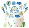 Školský zápis chlapcov dekorácie torty 13Pcs Cake Topper Náhľad obrázku produktu 7