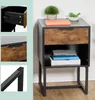 Comodino Relaxdays con cassetto, L x P x A: 60,5 x 40 x Anteprima dell’immagine prodotto 5