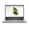A silver HP ZBook laptop displaying a 3D rendering of industrial equipment on its screen, set against a white background. Podgląd zdjęcia produktu