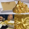 100 Blatt Doppelgold-DIY-Folienblattpapier, essbare Produktbild-Vorschau 5