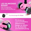 YOLEO Kinderscooter, Dreiradscooter mit LED Räder, 2-Rädern Produktbild-Vorschau 6