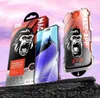 A product shot featuring an iPhone 13 Pro Max, a screen protector box, and a phone case, all with a gorilla graphic, set against a gradient sky. Produktbild-Vorschau