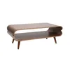 Miliboo - Design-Couchtisch Nussbaum TAKLA Produktbild-Vorschau 3