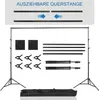 FCH Hintergrund Ständer Set 2,6 x 3m Verstellbarer Produktbild-Vorschau 4