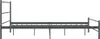 vidaXL Rám postele bez matrace šedý kov 140×200 cm Náhled obrázku produktu 3