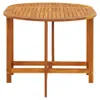 vidaXL Table de jardin 130x90x72 cm bois massif acacia Voir les images du produit 4