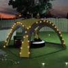 vidaXL Párty stan s LED a 4 bočními stěnami 3,6x3,6x2,3 m Náhled obrázku produktu 2