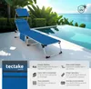 Chaise longue en aluminium Aurelie, rembourrée et pliable - Voir les images du produit 2