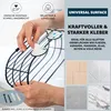 bremermann Duschkorb mit Haken zur Wandmontage, schwarz, Produktbild-Vorschau 3