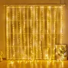 LED Lichterkette Lichtervorhang Innen 3X3m, LED Vorhang USB Produktbild-Vorschau 6